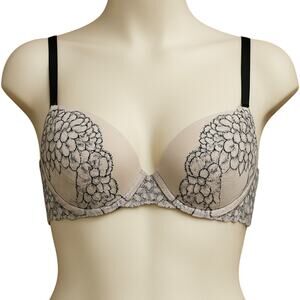 34A dream angels push up bra victorias secret coquette sexy lace bra black VS